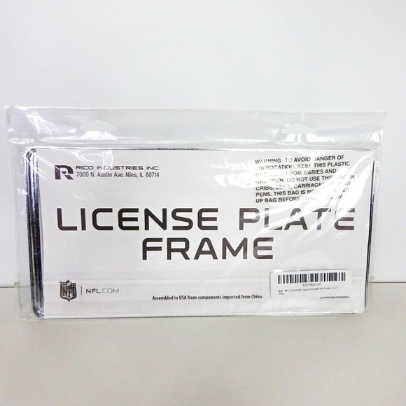 NFL Jacksonville Jaguars License Plate Frame Chrome Plated NEW - Picture 2 of 2